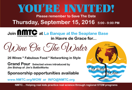 Wine on the Water fundraiser for NMTC's support of STEM programs